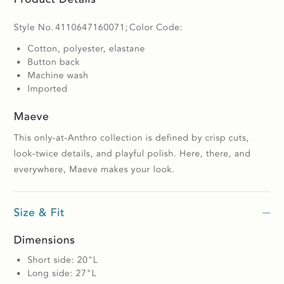 NWT Anthropologie Maeve Mock-Neck Asymmetric Striped Muscle Top Blue Sz M - Picture 10 of 11